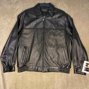 Tibor Leather Jacket - Vintage 90’s - Size XL NWT Thermolite Liner